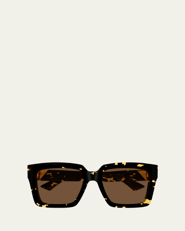 Inverted Triangle Square Acetate Sunglasses